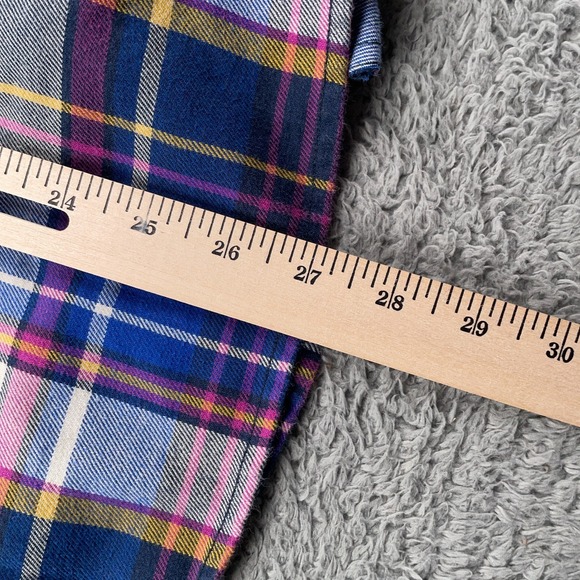 Duluth Trading Co Plaid Button-Up Women's Flannel Shirt Xl - Picture 5 of 9